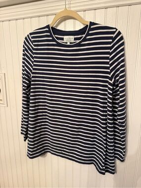 Alice Walk Striped Long Sleeve Small Tshirt